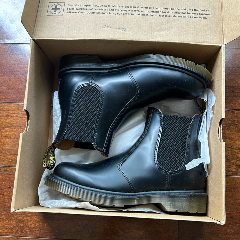 Black Dr. Martens air wair boots 2976w